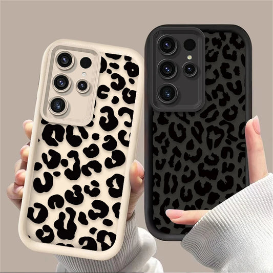 Leopard Print Silicone Case – Samsung Galaxy