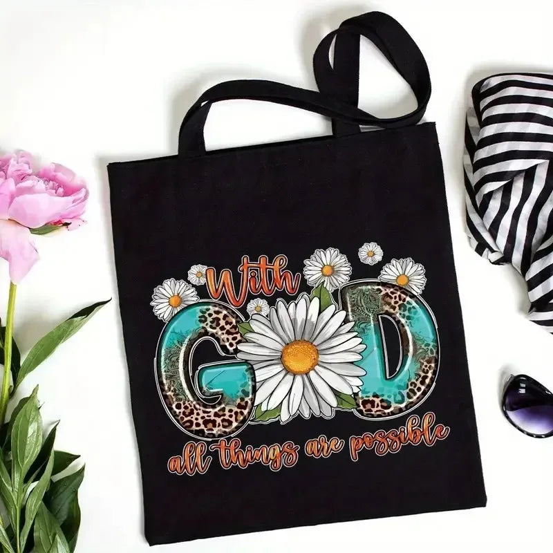 God Is Good Canvas Tote Bag
