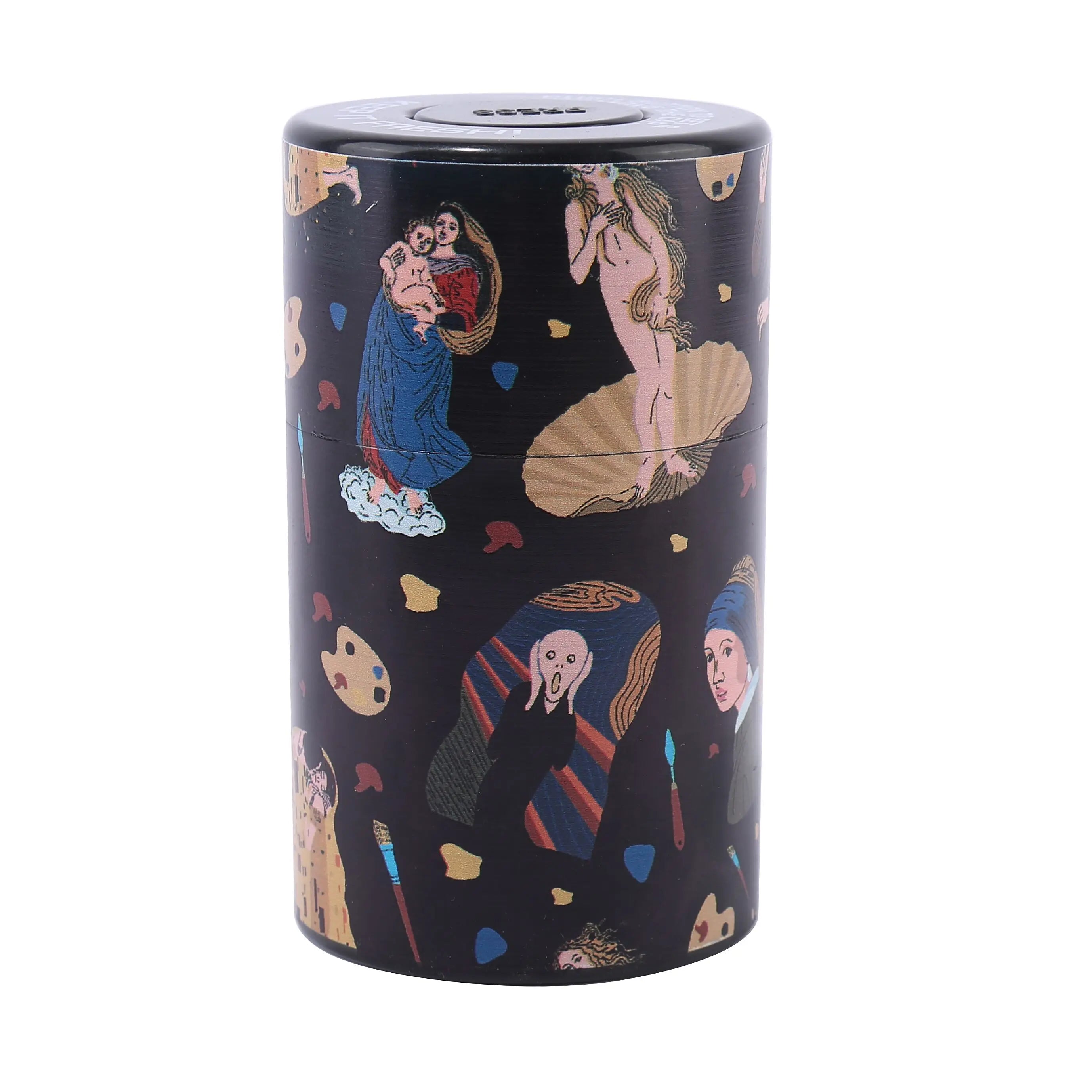 Cartoon Printing Plastic Air Tight Can Vacuum Sealed Tobacco Jar