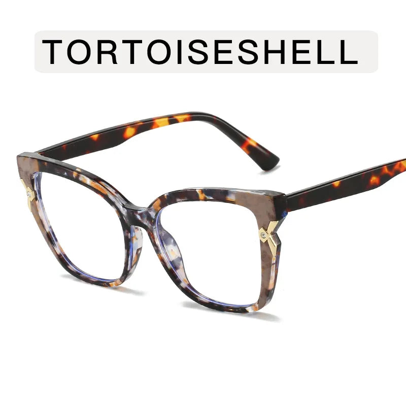 Fashion Trendy Woman Eyeglasses New Style Anti Blue Light Women's Glasses European American Eyeglass Frames
