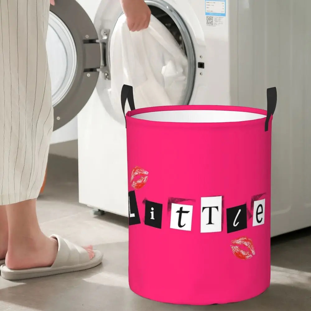 Burn Book Mean Girls Foldable Laundry Baskets Dirty Clothes Home Organizer Large Waterproof Hamper For Home Kids
