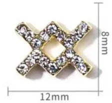 Zircon Zodiac Nail Charms 10pcs/lot Alloy 12 Constellations 3D Sign Rhinestones Symbol Accessories Shiny Nail Art Decorations