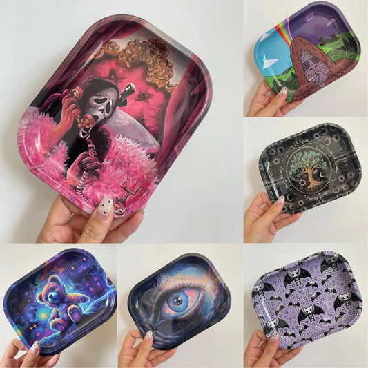 7x5.5inch Rolling Tray Portable Tobacco Smoke Accessories
