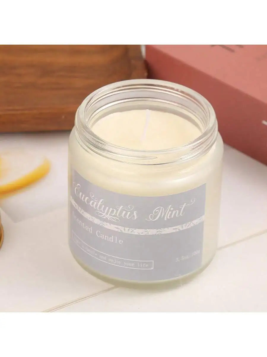 1PC Scented Candles Canned Candles,Long-Lasting Fragrance, With Essential Oil Fragrance,Suitable For Bedroom Bathroom
