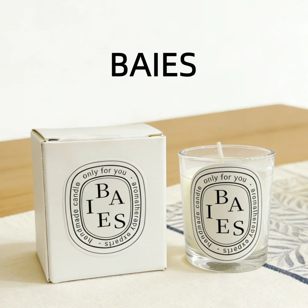 New Fragrance Scented Candle Romantic Gift Transparent Jar Aromatic Candles Light for Wedding Guest