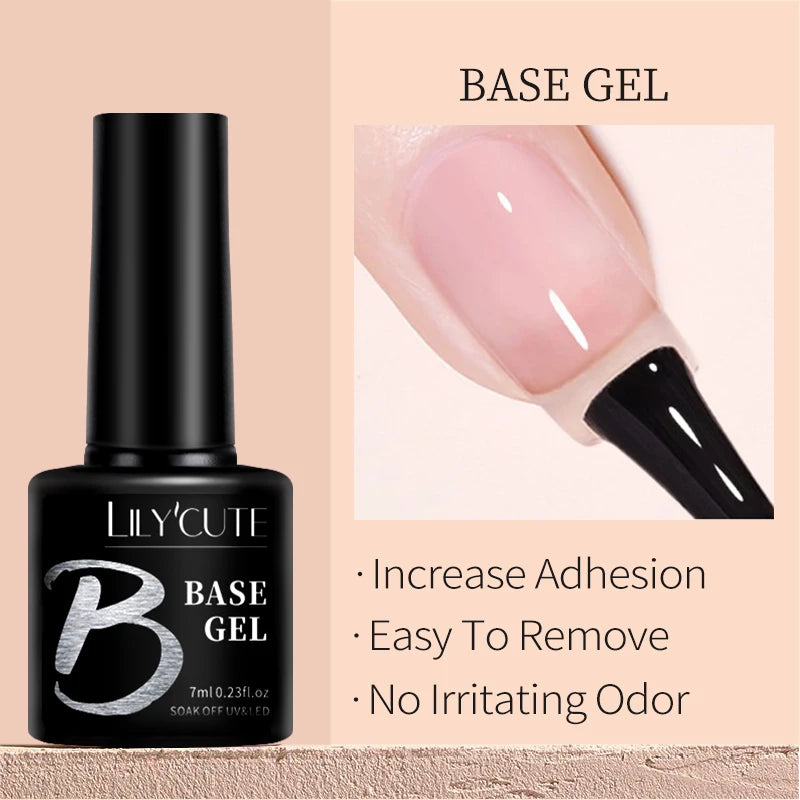 LILYCUTE 15ML Quick Extension Gel Nail Polish Nude Milk White Color Finger Prolong Acrylic Crystal Construction Hard Gel Varnish