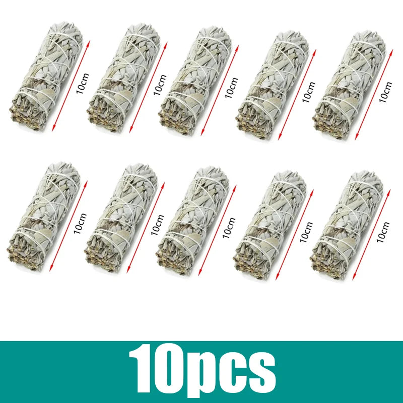 White Sage Bundles - Sage Smudge Stick for Home Cleansing Incense Healing Meditation and California Smudge Sticks Rituals
