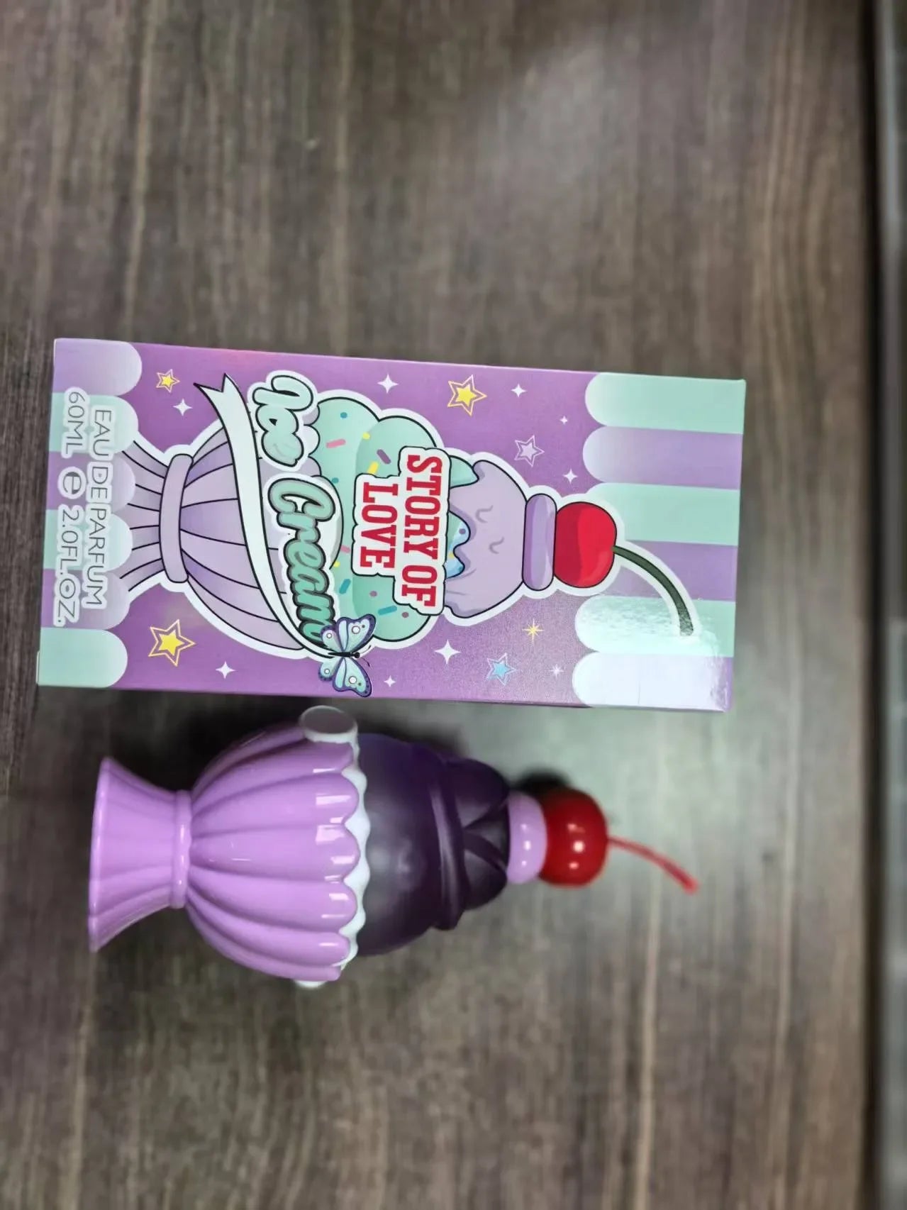 Sweet Women's Perfume 60ml Ice Cream  Long-lasting Fresh Vitality Floral Fragrance Eau De Toilette Charming Date Fragrance Spray