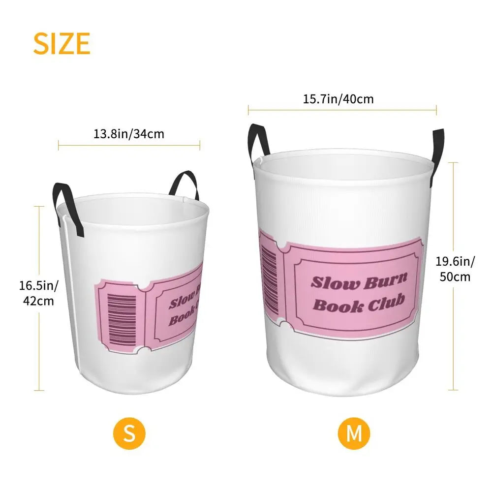 Burn Book Mean Girls Foldable Laundry Baskets Dirty Clothes Home Organizer Large Waterproof Hamper For Home Kids
