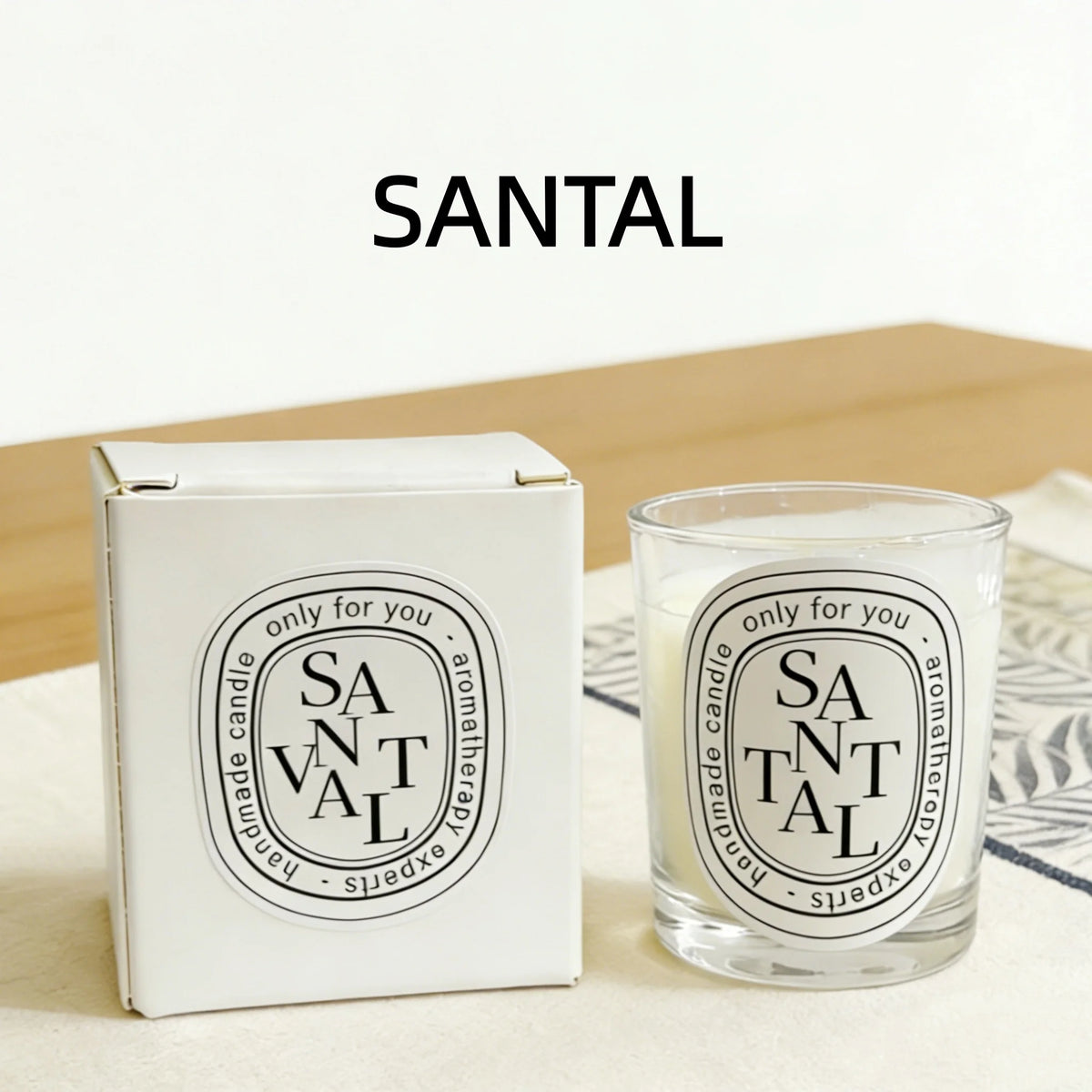 New Fragrance Scented Candle Romantic Gift Transparent Jar Aromatic Candles Light for Wedding Guest