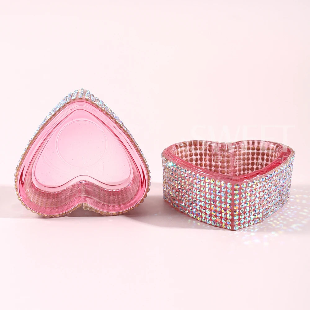 SWEET TREND-1pc Crystal Glass AB Diamond Acrylic Nail Cup Nail Brushs  Powder Liquid Dappen Dish Cup Cleaning Container Tools