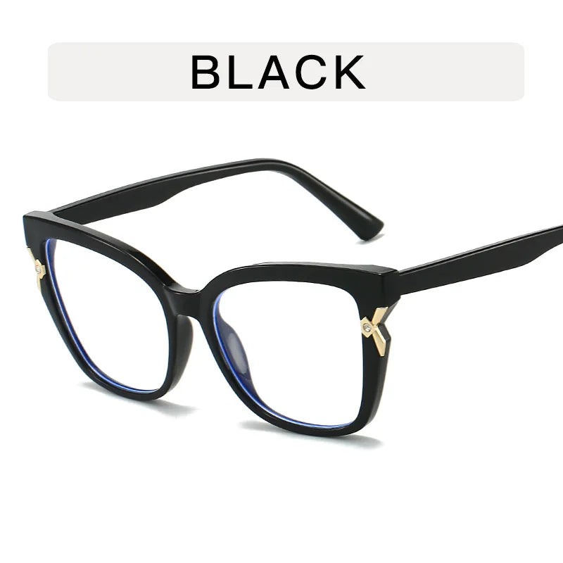 Fashion Trendy Woman Eyeglasses New Style Anti Blue Light Women's Glasses European American Eyeglass Frames