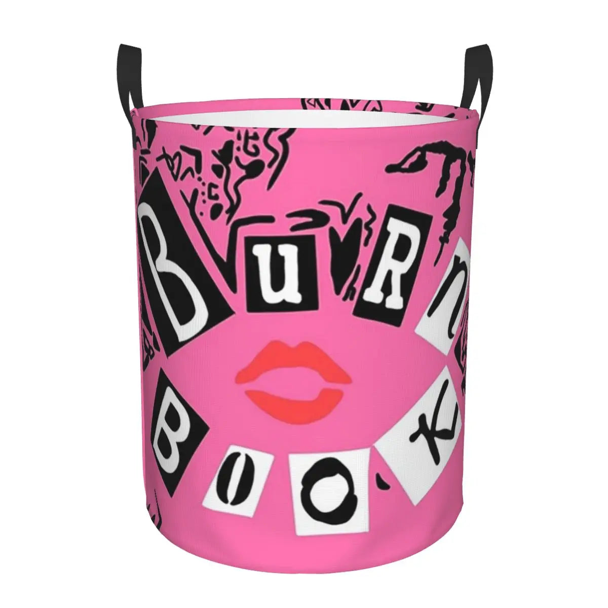 Burn Book Mean Girls Foldable Laundry Baskets Dirty Clothes Home Organizer Large Waterproof Hamper For Home Kids
