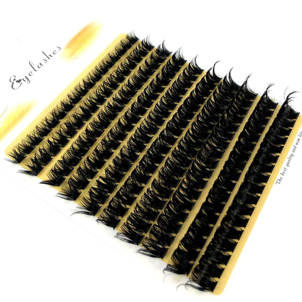 200 Clusters 10D 20D 30D 40D 60D 80D Mixed Tray Individual Lashes 3D Russia Premade Volume Lashes Soft Natural Lashes Mink Lash