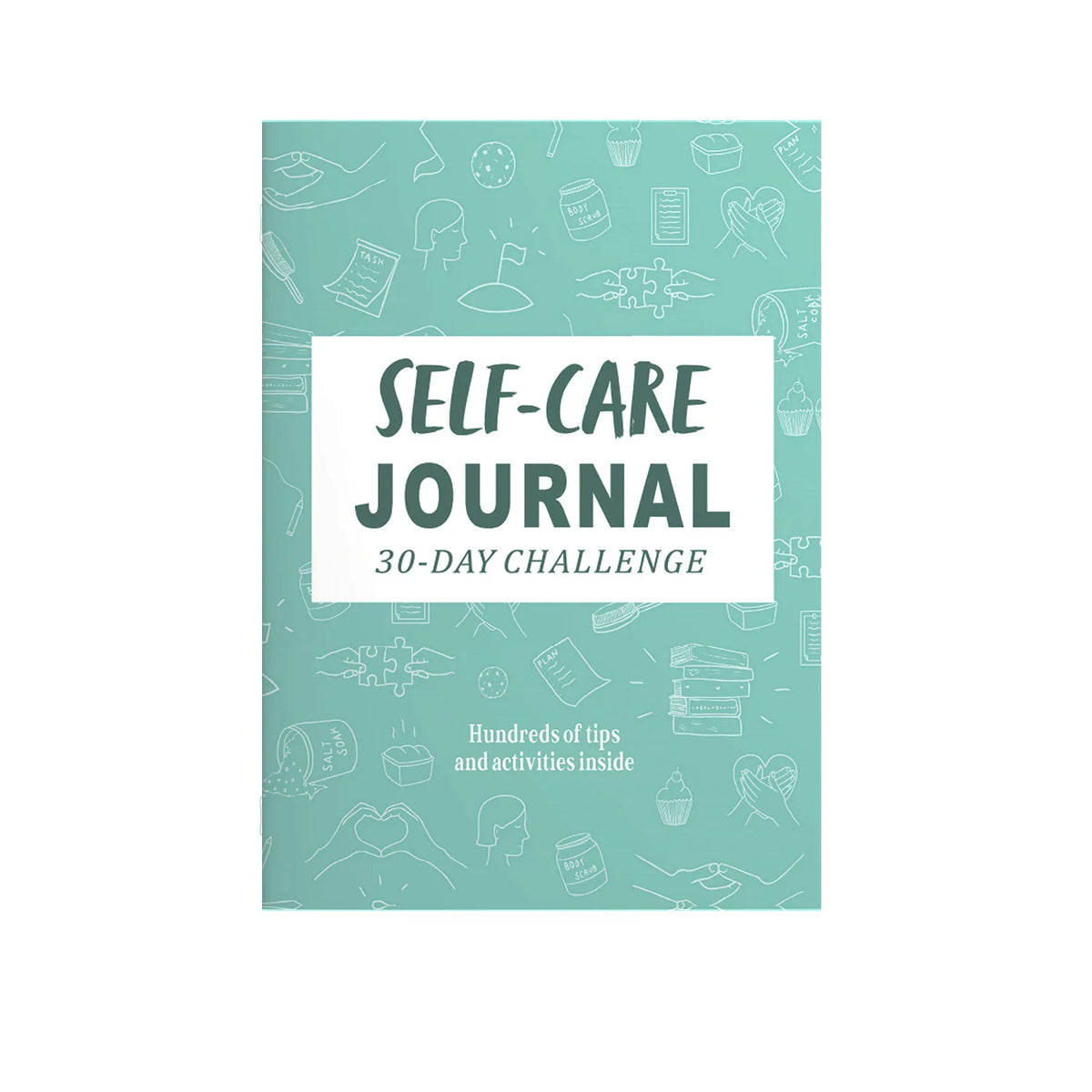Thick Woodfree Paper Self Care Journal, 30 Day Guided Challenge Diary With Daily Prompts, Personal Growth Habit Tracker