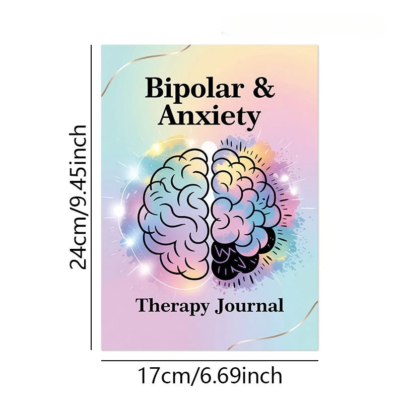 Bipolar &Anxiety, Bipolar Disorder, BD Psychological Therapy, Journal Planners Notebook