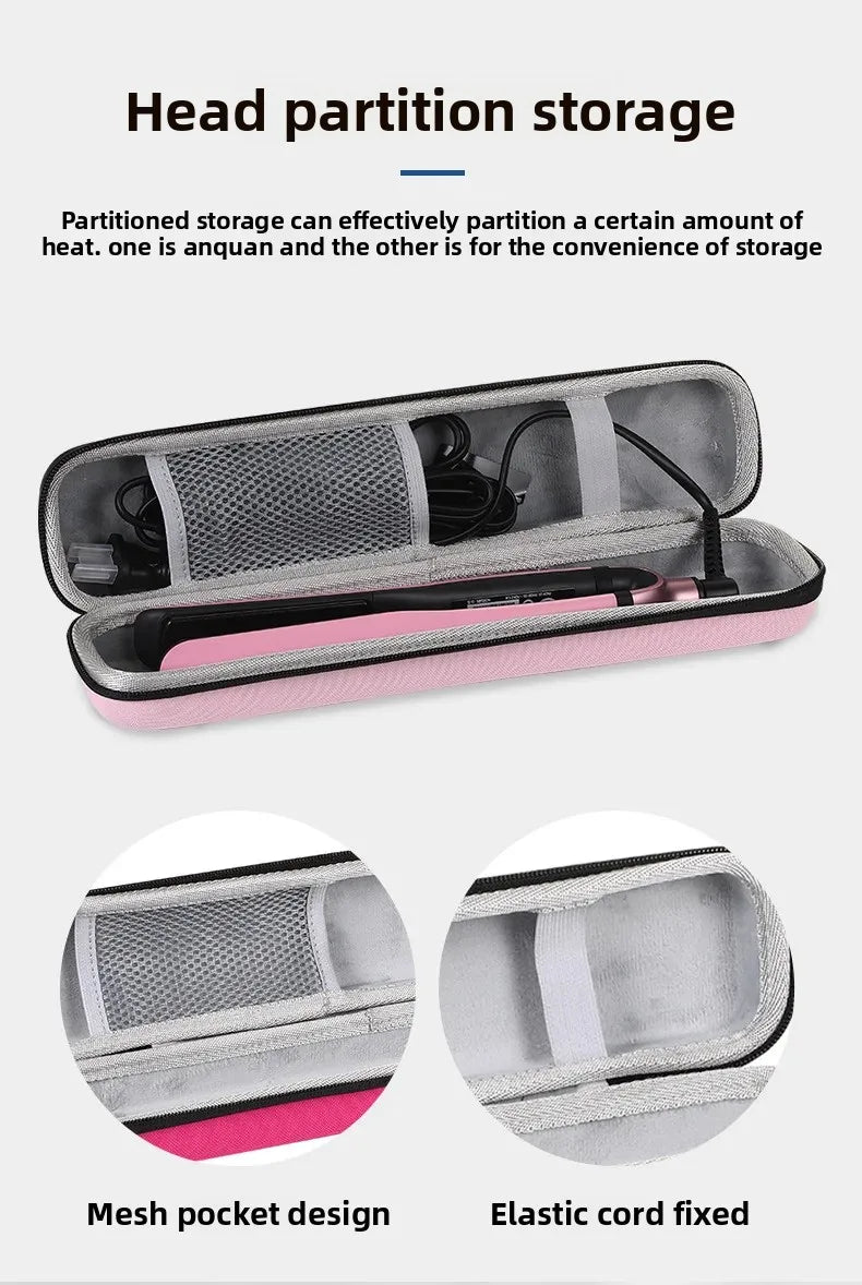 Portable Storage Bag for Hair Straighteners Curling Irons Hair Rollers Hair Straightener Storage Bag Travel Carrying Empty Case