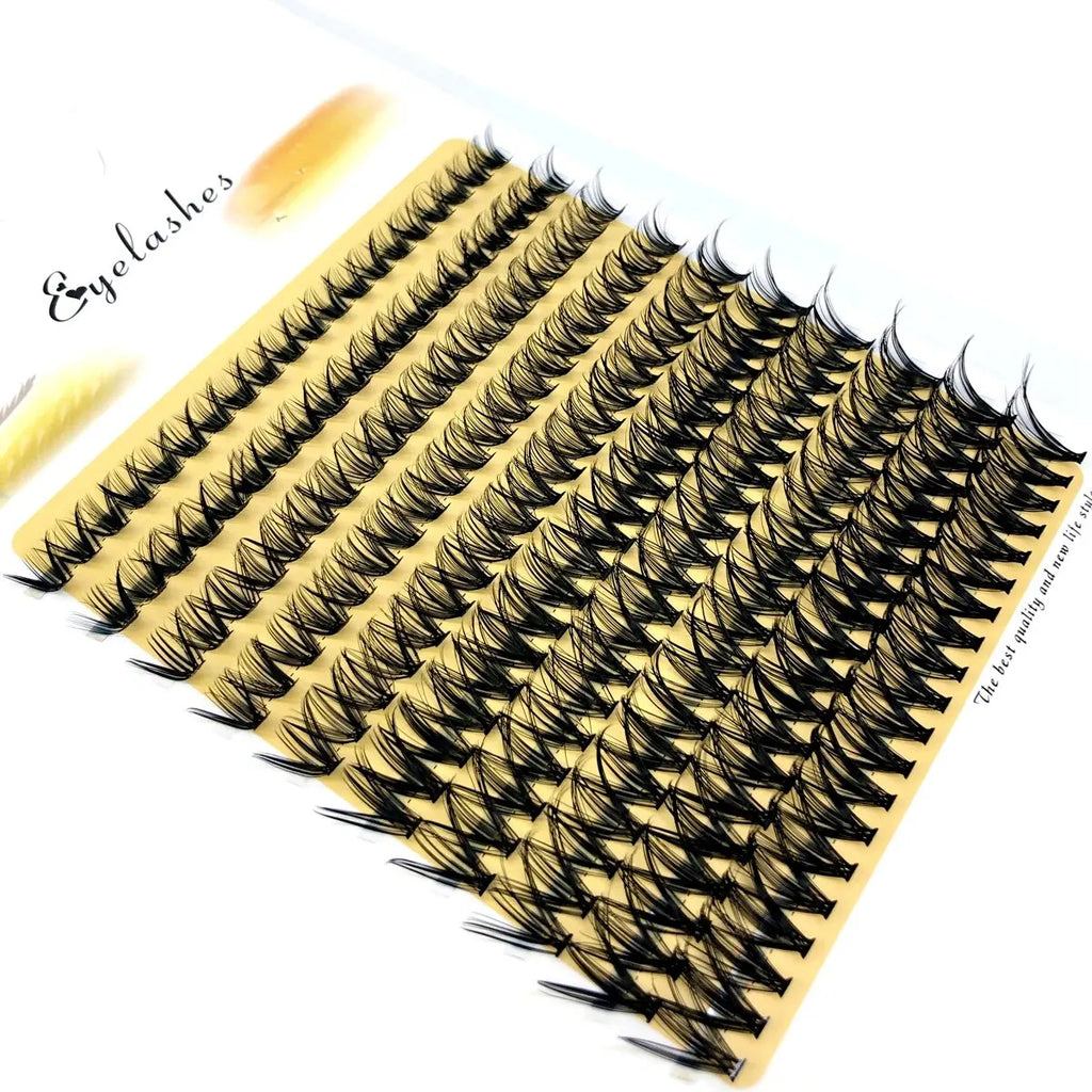 200 Clusters 10D 20D 30D 40D 60D 80D Mixed Tray Individual Lashes 3D Russia Premade Volume Lashes Soft Natural Lashes Mink Lash