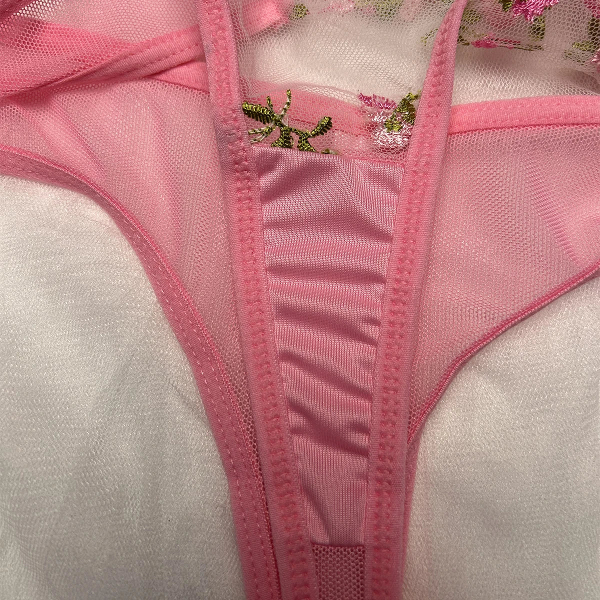 Fairy Embroidery Bra & Brief Set