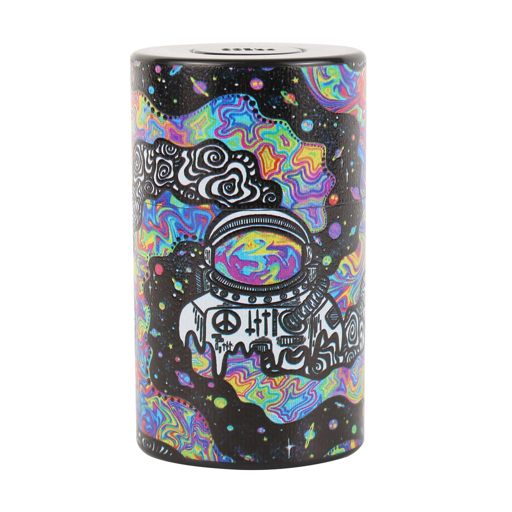 Cartoon Printing Plastic Air Tight Can Vacuum Sealed Tobacco Jar