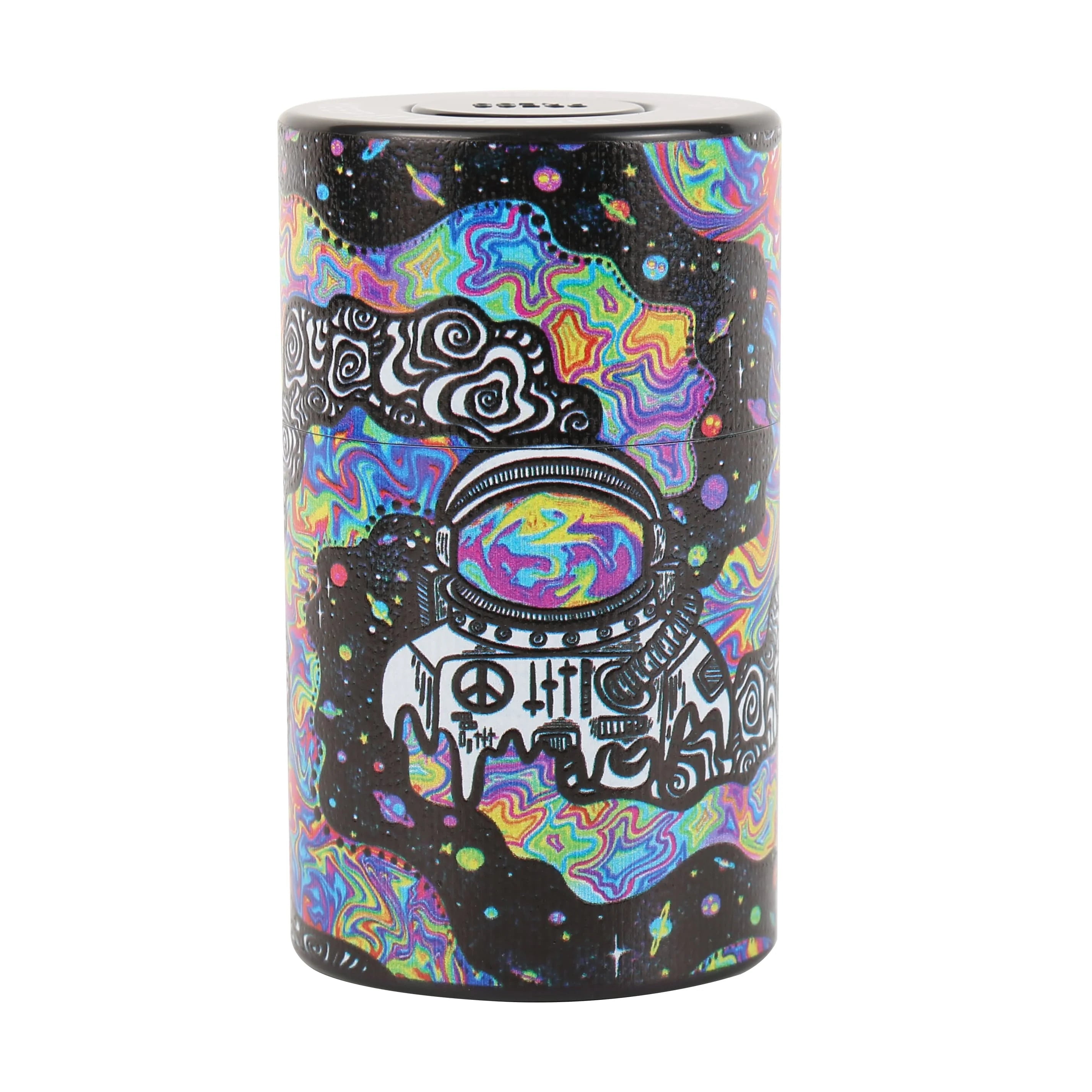 Cartoon Printing Plastic Air Tight Can Vacuum Sealed Tobacco Jar