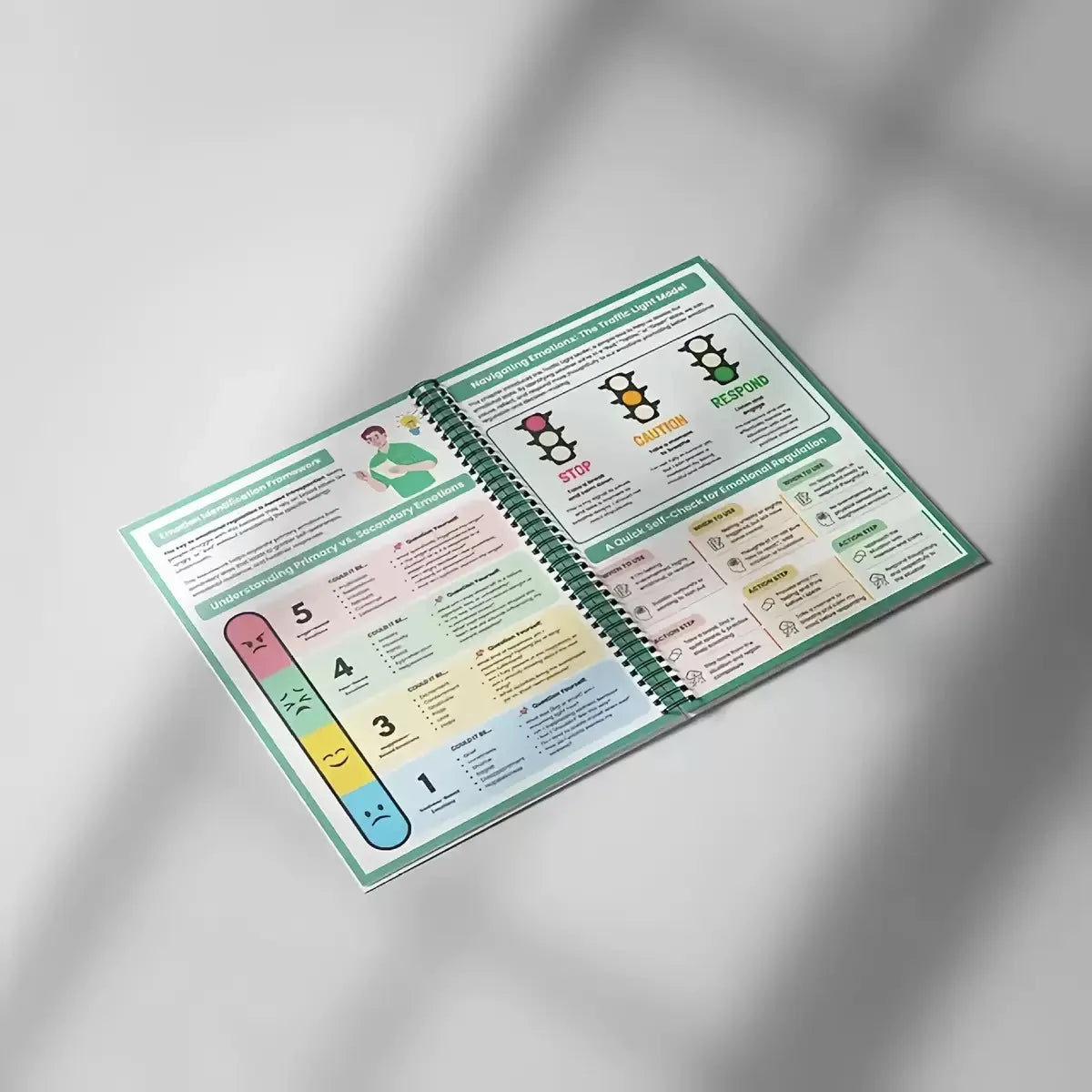 Emotional Regulation Workbook – CBT & Self-Care Journal