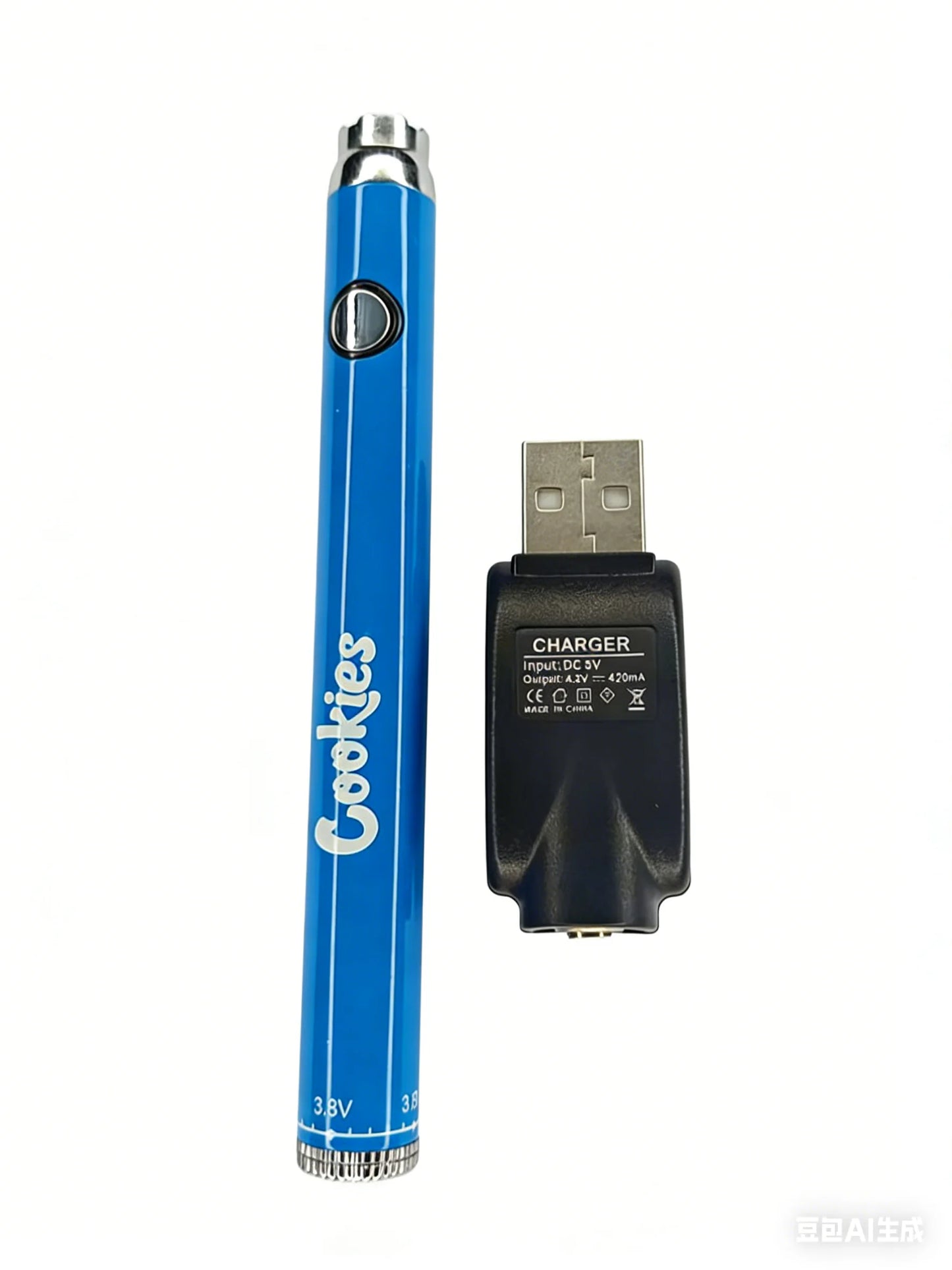 1pcs 380mah Cookies 510 thread battery， Portable Electric Soldering Iron Welding Tool，510 Thread mini light bulb