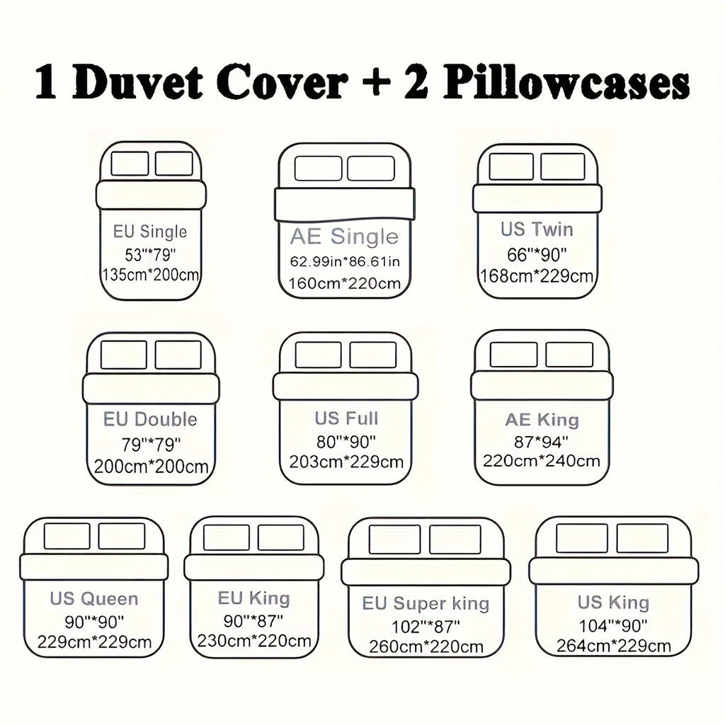 3pcs Multicolor Polyester Long-Hair Duvet Cover Set | Solid Color, Knitted, Zipper Closure, Plush Fabric, All-Season Comfort